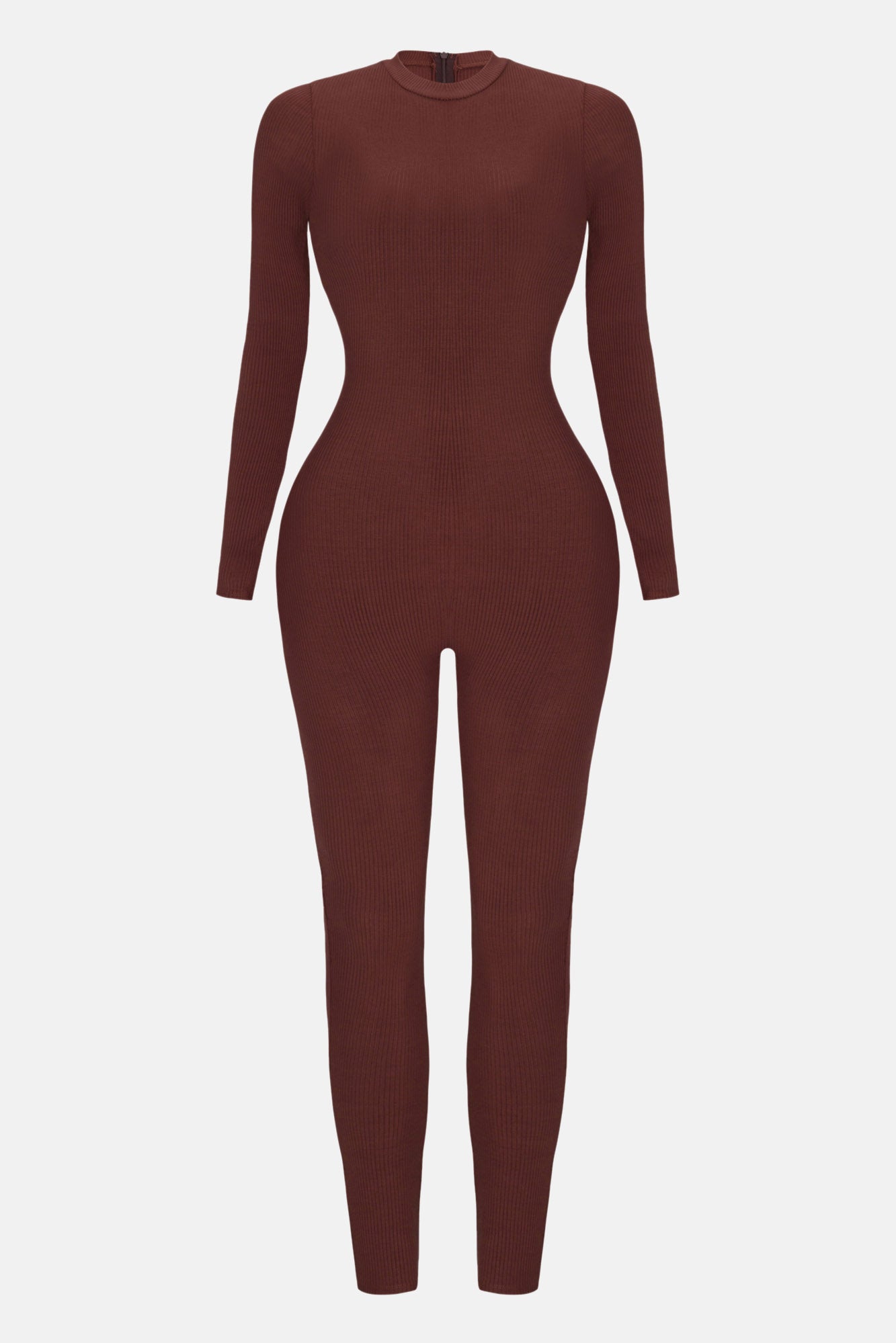 Maribel Snatched Jumpsuit - Chestnut