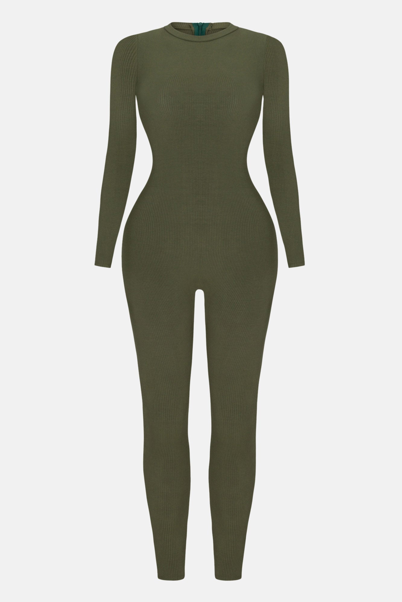 Maribel Snatched Jumpsuit - Olive