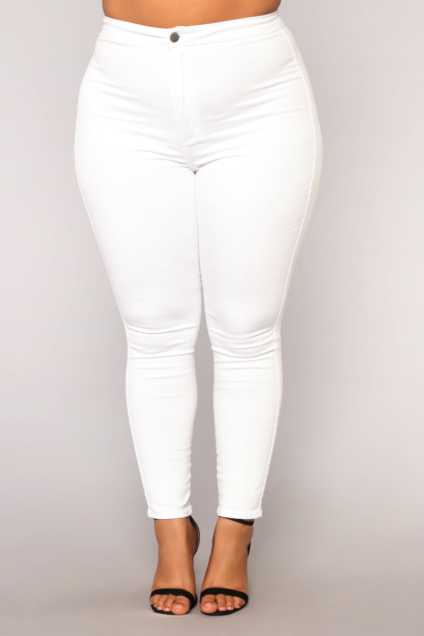 Luxe Ultra High Waist Skinny Jeans - White