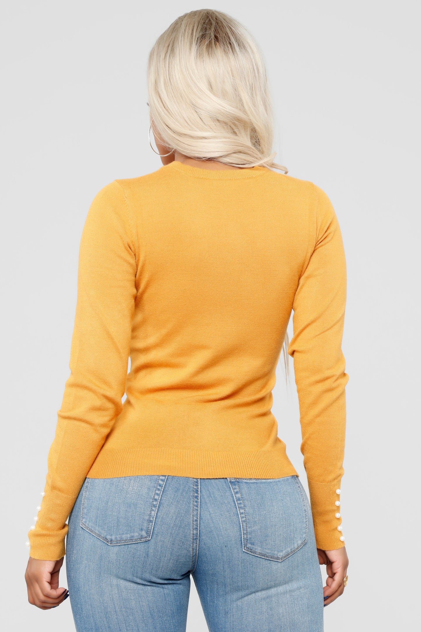 Doesn't Matter To Me Sweater - Mustard