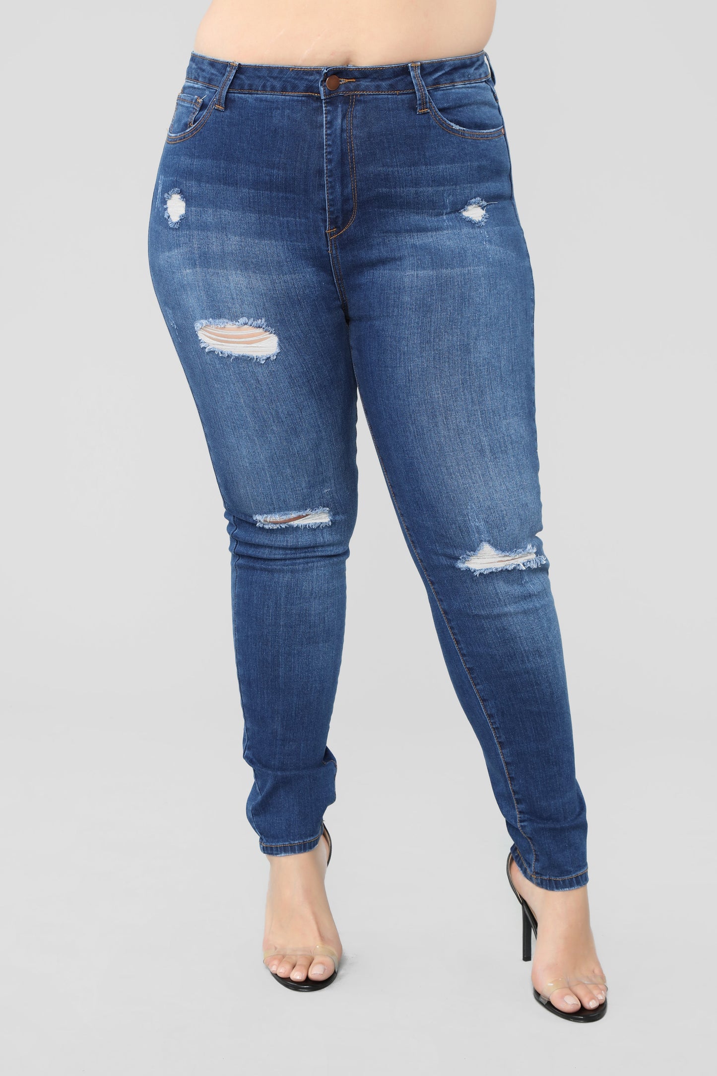 Hannah High Rise Jeans - Dark Denim