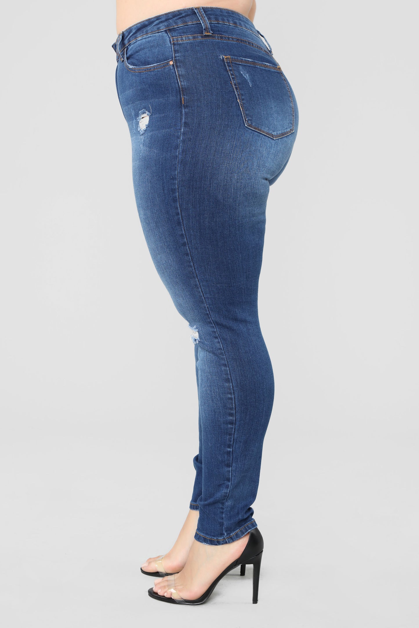 Hannah High Rise Jeans - Dark Denim