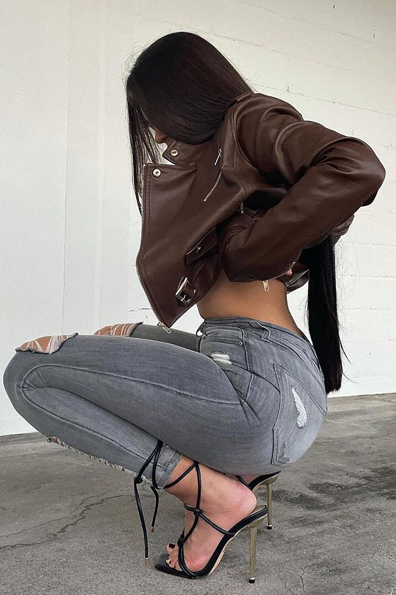 Mysterious Gal Jeans - Grey